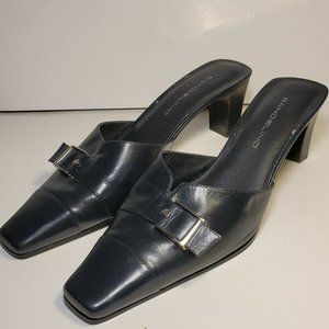 Bandino Black Mules Womens size 8.5 M